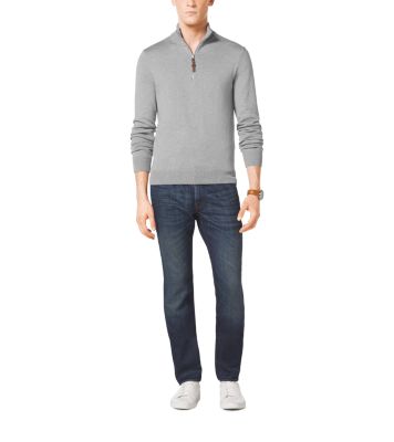 Michael kors mens 2024 half zip sweater