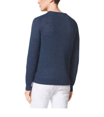 Linen Crewneck Sweater image number 1