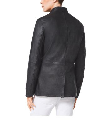 Leather Utility Jacket