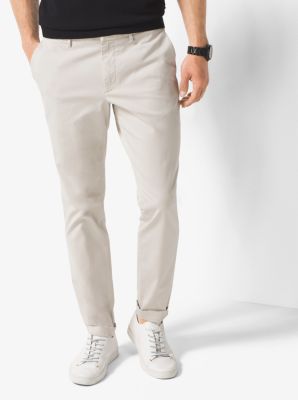 Slim-Fit Cotton Chino Pants