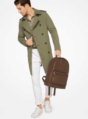 Cotton-Blend Trench Coat