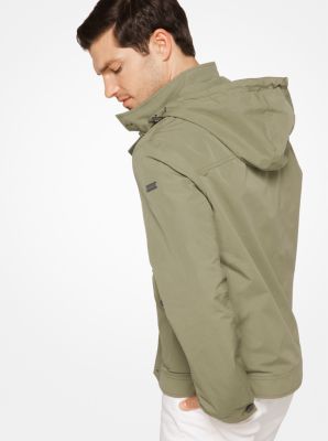 Veste &agrave; capuchon en m&eacute;lange de coton