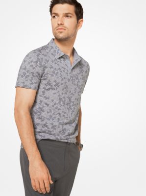 Camouflage Cotton Polo Shirt
