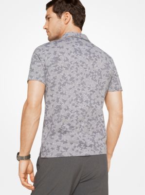 Camouflage Cotton Polo Shirt