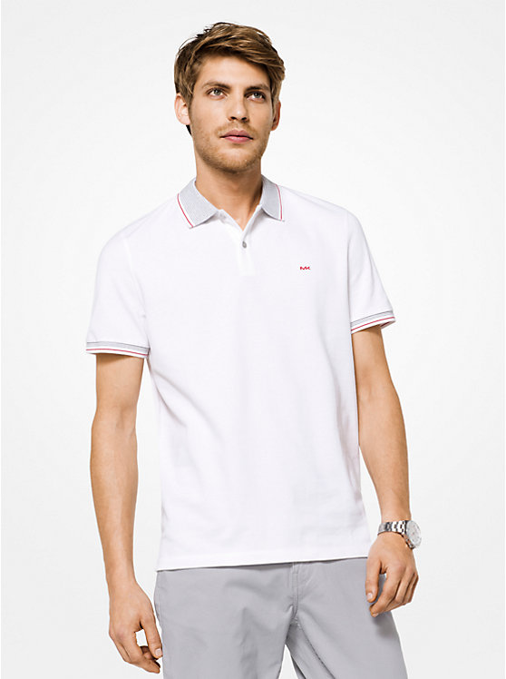 Polo Greenwich en coton extensible image number 0