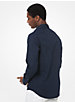 Slim-Fit Embroidered Cotton Shirt image number 2