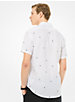 Sunglass-Print Linen Short-Sleeve Shirt image number 2
