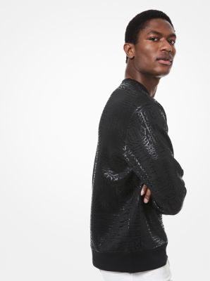 Newsprint Logo Scuba Sweatshirt