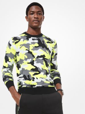 Camouflage Cotton Sweater Michael Kors Canada