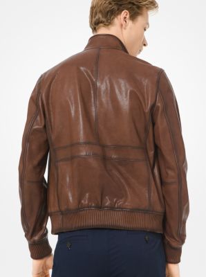 mens michael kors bomber jacket