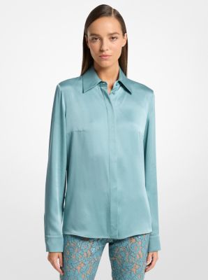 Camisa Hansen de charmeuse