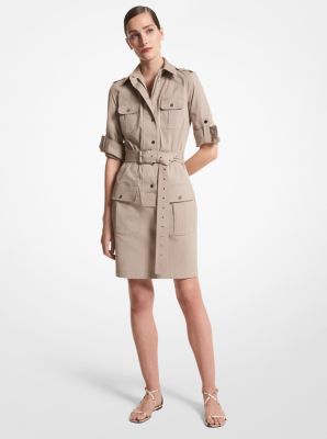 Michael michael kors store lace up belted shirtdress