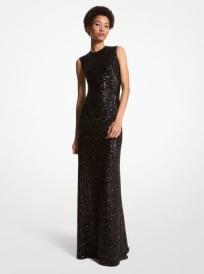 Robe de soir e brod e paillettes Michael Kors Canada