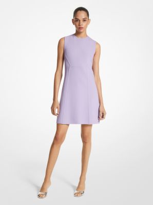 Double Faced Stretch Wool Crepe Shift Dress image number 0