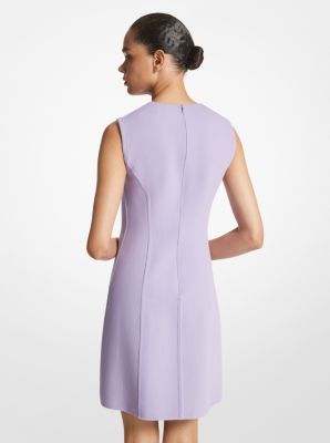 Double Faced Stretch Wool Crepe Shift Dress image number 1