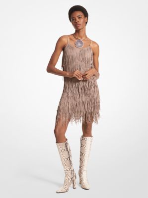 2 piece fringe dress hotsell