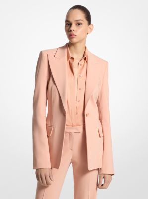 Georgina Stretch Pebble Crepe Blazer image number 0