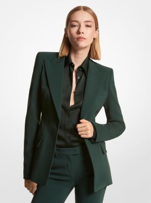 Blazer Georgina en crêpe gaufré extensible