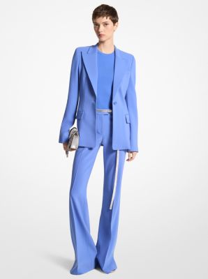 Georgina Stretch Pebble Crepe Blazer