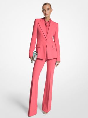 Georgina Stretch Pebble Crepe Blazer image number 0