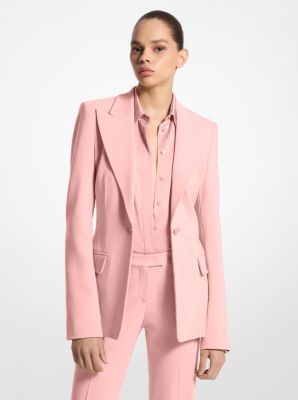 Georgina Stretch Pebble Crepe Blazer image number 0