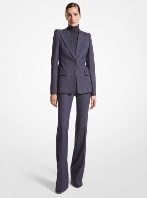 Golden Button Wool Twill Blazer - Women - Ready-to-Wear