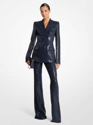 Sequin Embroidered Blazer image number 0