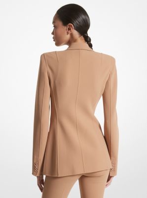 Double Face Stretch Wool Blazer