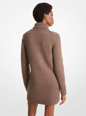 Abito dolcevita Corallina in cashmere image number 1