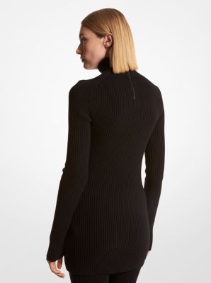 Black cashmere outlet tunic