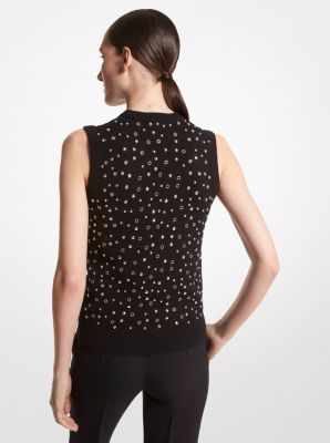 White House Black Market Polka Dot Lace Camisole Size XS