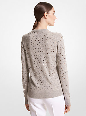 Embellished Cashmere Sweater