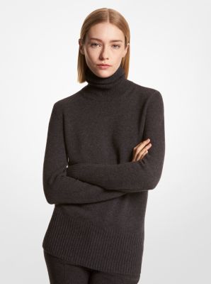 michael kors Elliptical Turtleneck Cashmere Sweater By Michael