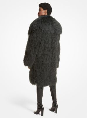 Michael kors 2025 mongolian fur coat