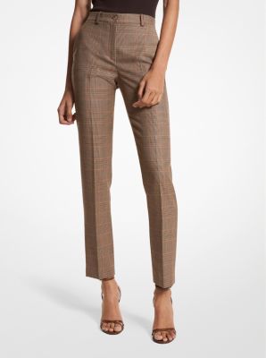 Samantha Glen Plaid Wool Pants | Michael Kors [US]