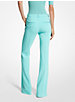 Haylee Stretch Pebble Crepe Flared Trousers image number 1