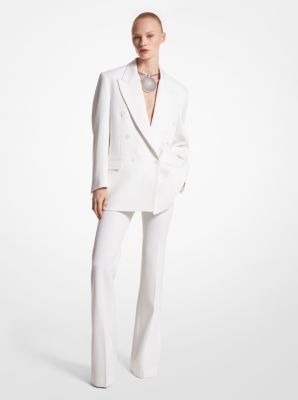 Haylee Wool Gabardine Flared Trousers image number 0