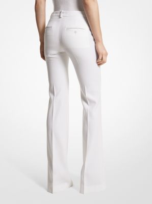 Haylee Wool Gabardine Flared Trousers image number 1