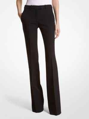 Haylee Double Crepe Sablé Flared Trousers image number 0