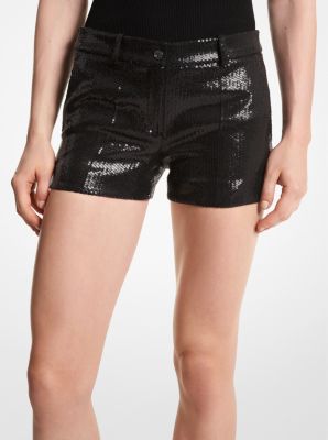 Samantha Sequin Embroidered Shorts image number 0