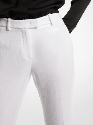 Pantalón Haylee acampanado con bordado de lentejuelas image number 2