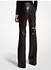 Plongé Leather Flared Pants image number 1
