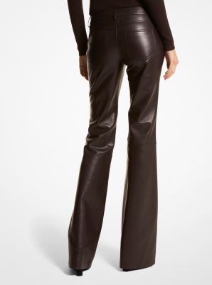 Plongé Leather Flared Pants image number 1