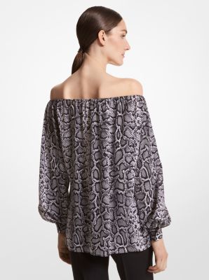 Silk off the online shoulder top