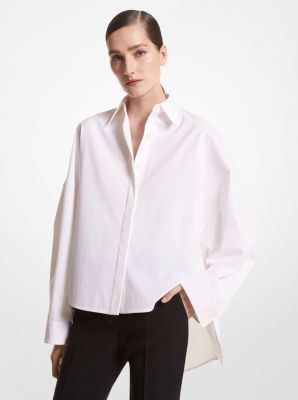 Organic Stretch Cotton Poplin Shirt