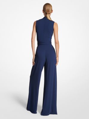 Michael kors navy blue on sale jumpsuit