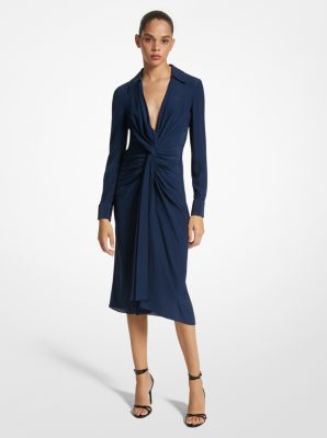 Michael kors navy shirt dress on sale