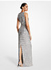 Sequined Stretch Tulle Gown image number 1