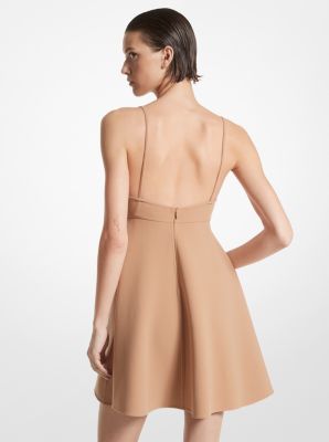 Metallic Crinkled Double Georgette Wide-Leg Trousers image number 0
