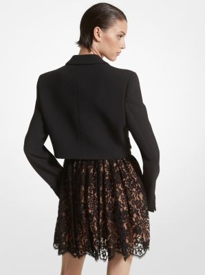 Double Crepe Sablé Cropped Jacket image number 1